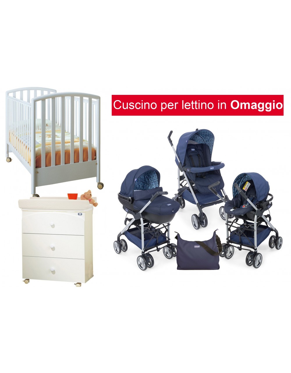 trio cam piu lettino e fasciatoio