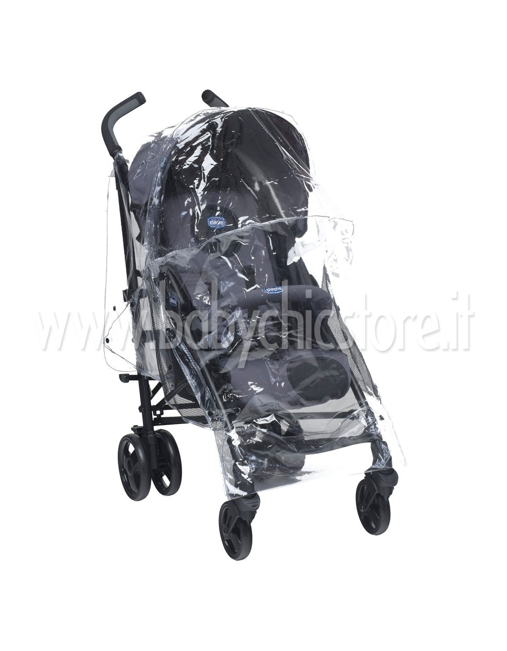 Parapioggia Universale Per Passeggini Chicco - Traspirante Con Tasca Portaoggetti - Foto 14