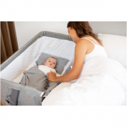 Set Lenzuola per culla Co-Sleeping - Dots grey
