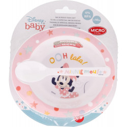 Set Pappa Piatto e Cucchiaio Disney Minnie