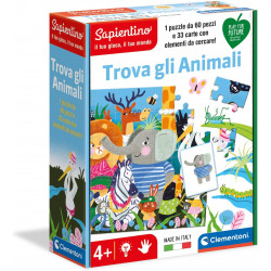 Clementoni Sapientino Cerca e Trova Animali