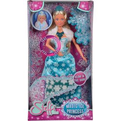 Simba Steffi Love Magic Ice Princess con Abito Fluorescente