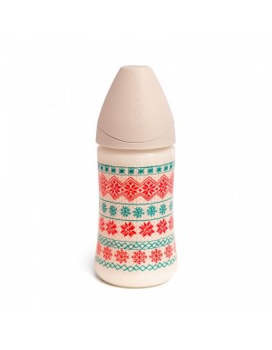 Biberon Suavinex 270 ml - Winter Edition Bianco