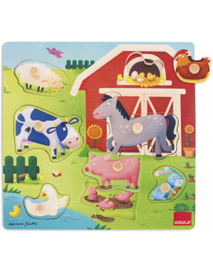 Puzzle in legno - Mamma e Bebè Animali