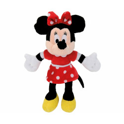 Peluche Disney Minnie in abito Rosso 20 cm