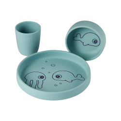 Set Pappa in Silicone - Amici del Mare Azzurro