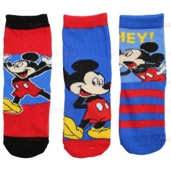 Set 3 Paia di Calzini Mickey Mouse
