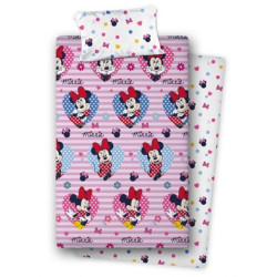 Completo Letto in Flanella di Minnie