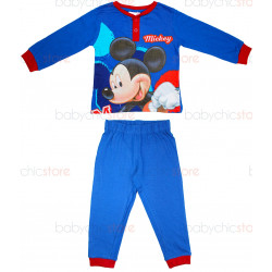 Pigiama Primavera/Estate Topolino Blu