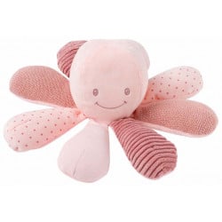 Peluche Polipo Nattou - Rosa