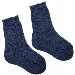 Calzino Corto in Cotone - Blu
