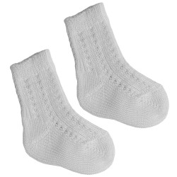 Calzino Corto in Cotone - Bianco