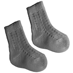 Calzino Corto in Cotone - Grigio