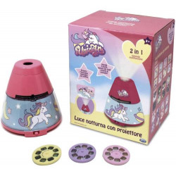 Luce Notturna con Proiettore - Unicorno